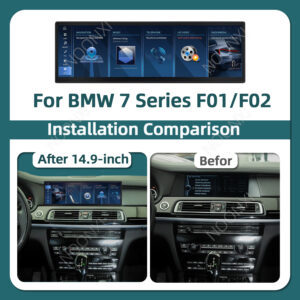 For BMW 7 Series 14.9“ Android 14 Car Radio F01 F02  G11 G12  8 Core Qualcomm 668S  LHD RHD 2.5K Screen CarPlay Multimedia music Player