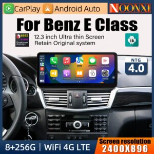 12.3 Inch Android 15 Car Radio Automotive Multimedia Player For Mercedes Benz E Class W212 Wireless Car Carplay Android Auto DSP LHD RHD