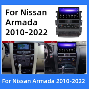 13.3" Qled Screen 11 For PATROL Y62 QX80 Armada 2010-2022 Car Radio Player Auto Stereo GPS Navigation Carplay 4G 360